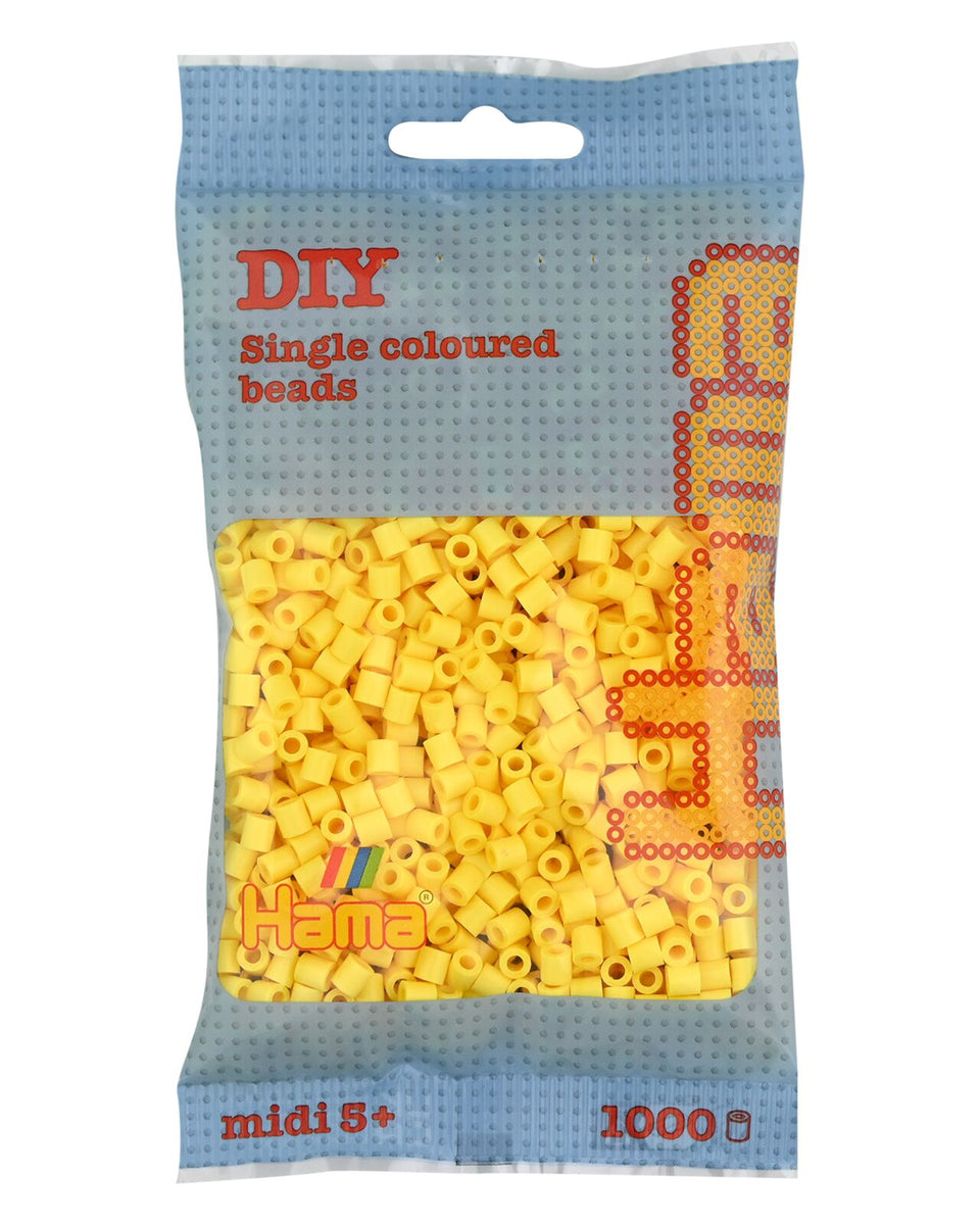 Hama Midi iron-on beads 207-103, light yellow, 1,000