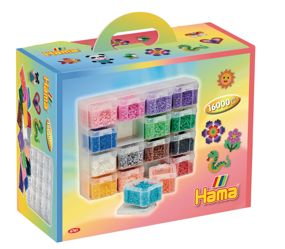 bügelperlen aufbewahrung Hama Midi Bügelperlen 6761, Set mit großer Sortierbox, ca. 16.000 Stüc – Hama Bügelperlen Onlineshop