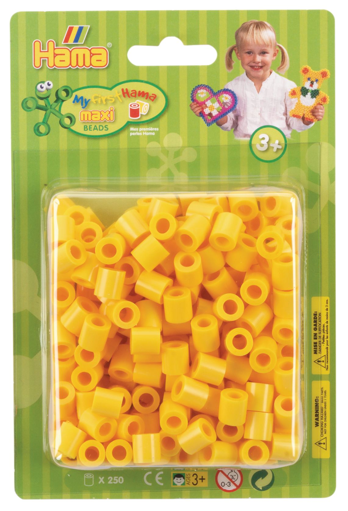 Hama Shop Hama Maxi Bügelperlen 8503, Gelb, ca. 250 Stück, Ø 10,0 mm – Hama ...